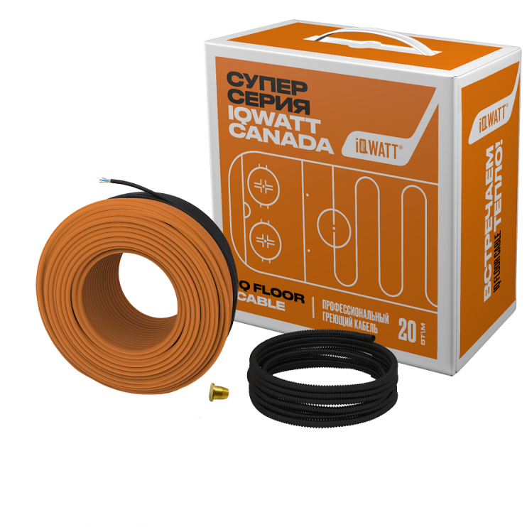 Греющий кабель IQ FLOOR CABLE 20 Вт/м - 110 м