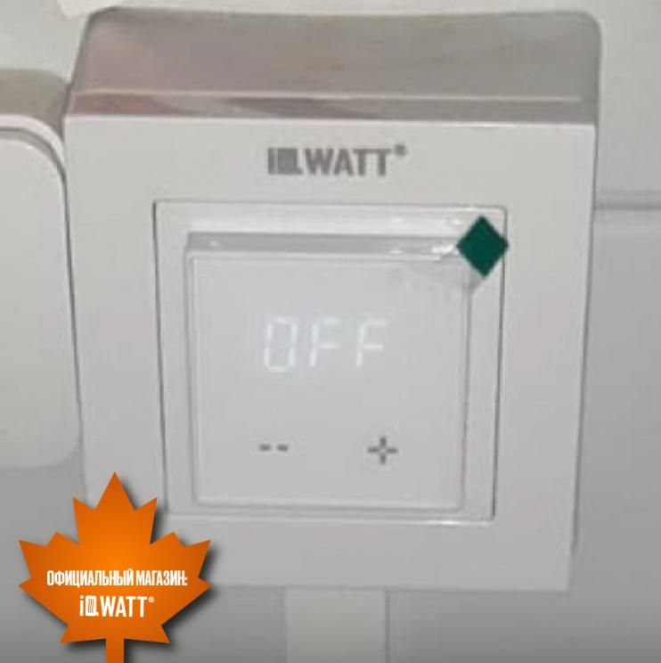 Электронный термостат IQ THERMOSTAT D серебристый металлик