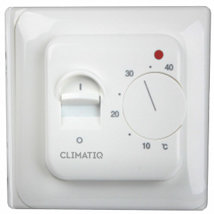 Терморегулятор с ручным управлением CLIMATIQ BT (white)